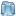 Blue Waterfall Icon 16x16 png